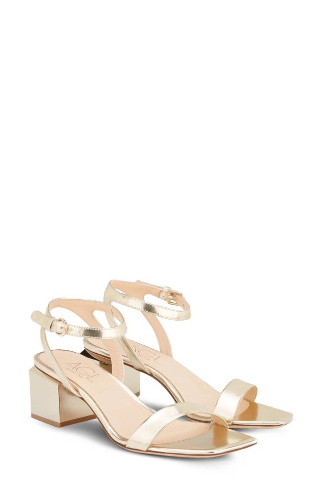 AGL Angie Ankle Strap Sandal in Golden-Golden Cover