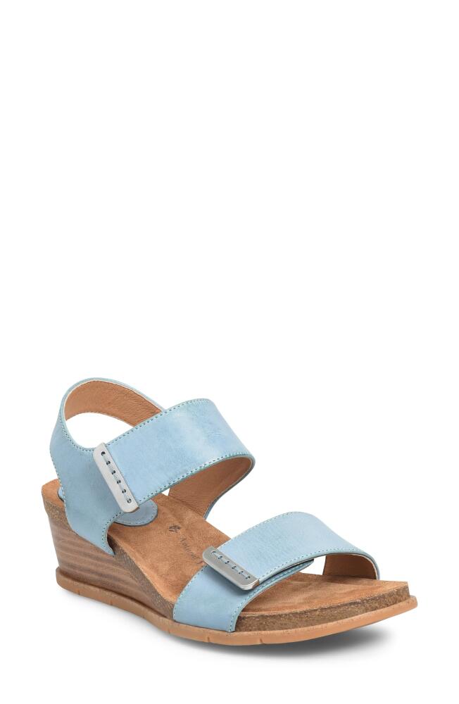 Söfft Verdi II Wedge Sandal in Teal Cover