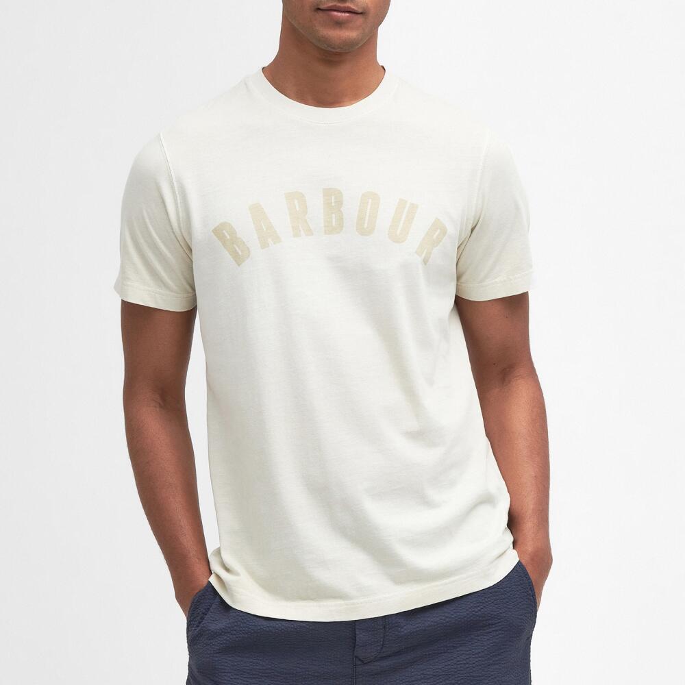 Barbour Heritage Terra Dye Logo-Print Cotton-Jersey T-Shirt Cover