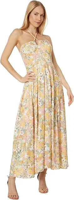 en saison Kasey Maxi Dress (Sage Lemon) Women's Clothing Cover