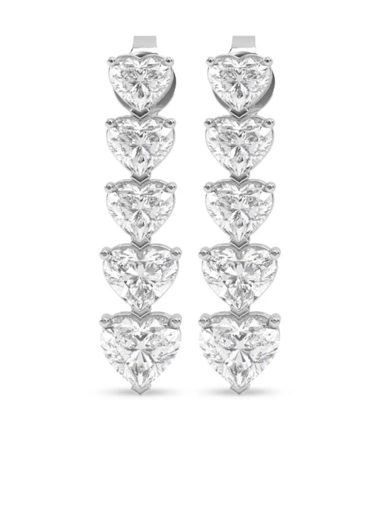 VEYNOU 14kt white gold Cara diamond earrings - Silver Cover