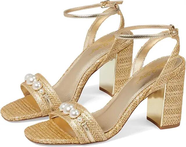 Lilly Pulitzer May Sandal (Gold Metallic) Women's Sandals Cover