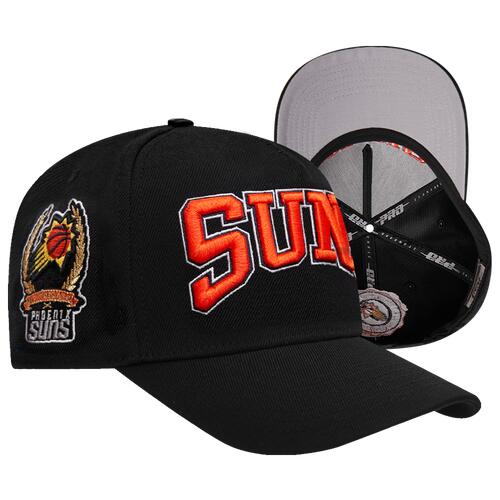 Pro Standard Suns Crest Emblem Flatbrim Snapback - Mens Black/Black Cover