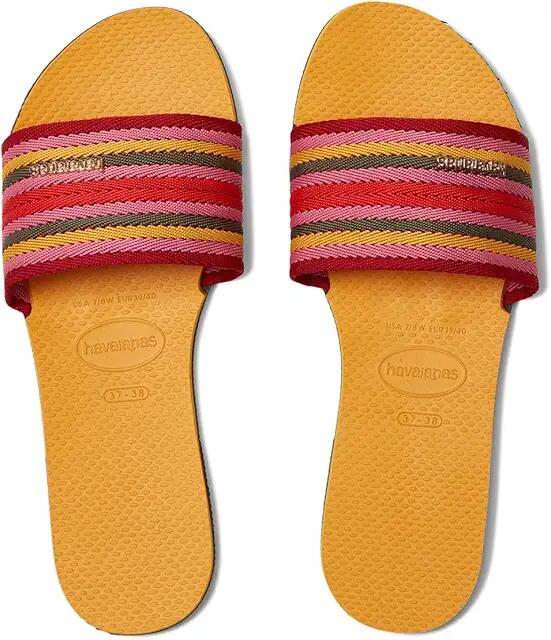 Havaianas You Malta Mix Flip Flop Sandal (Orange Citrus) Women's Shoes Cover