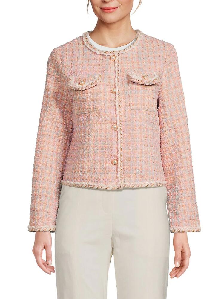 Wdny Women's Roundneck Jacket - Pink Cover