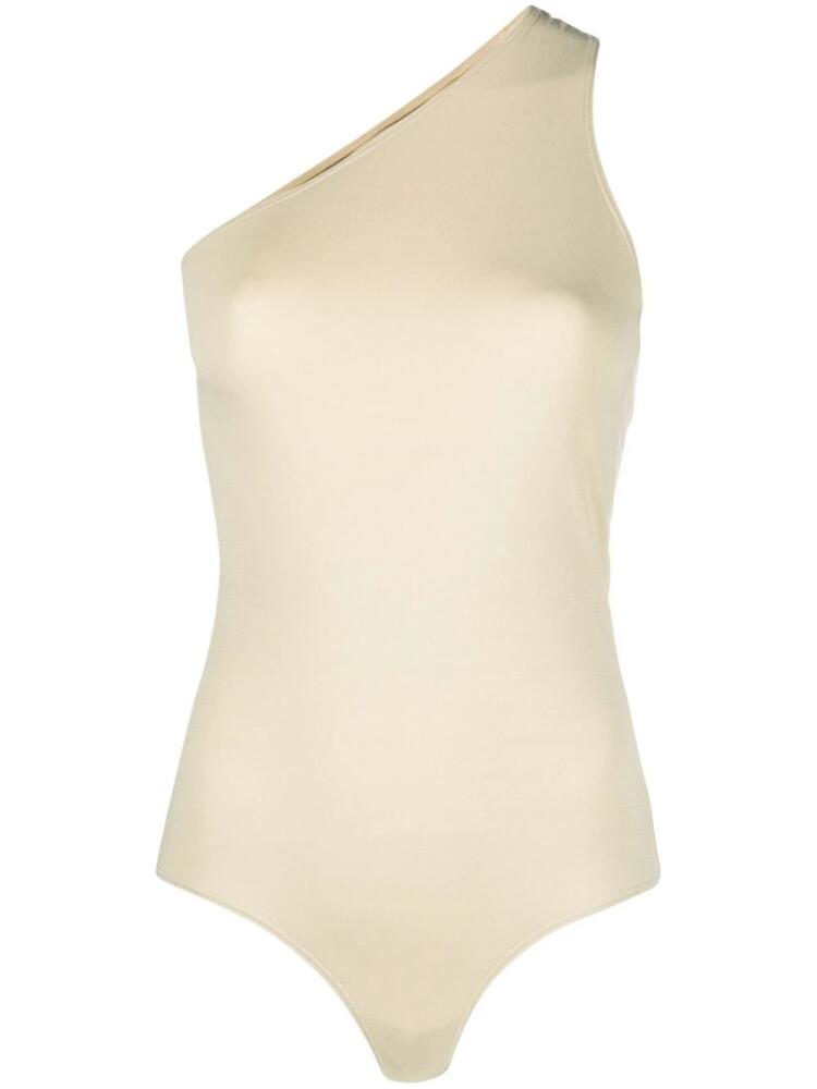 Wolford one-shoulder asymmetrical body - Neutrals Cover