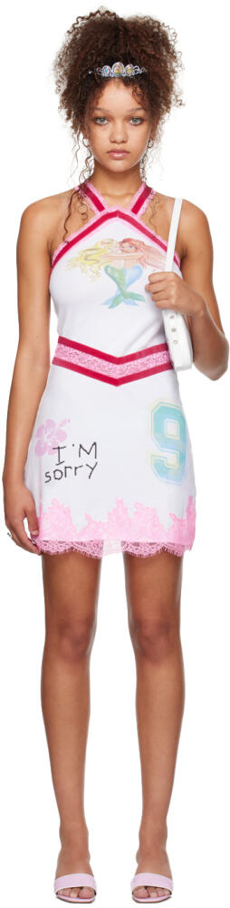 I'm Sorry by Petra Collins SSENSE Exclusive White Mimi Wade Edition Kitty Minky Minidress Cover