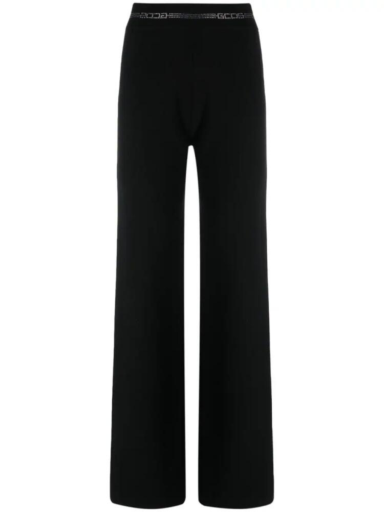 GCDS Bling straight-leg trousers - Black Cover