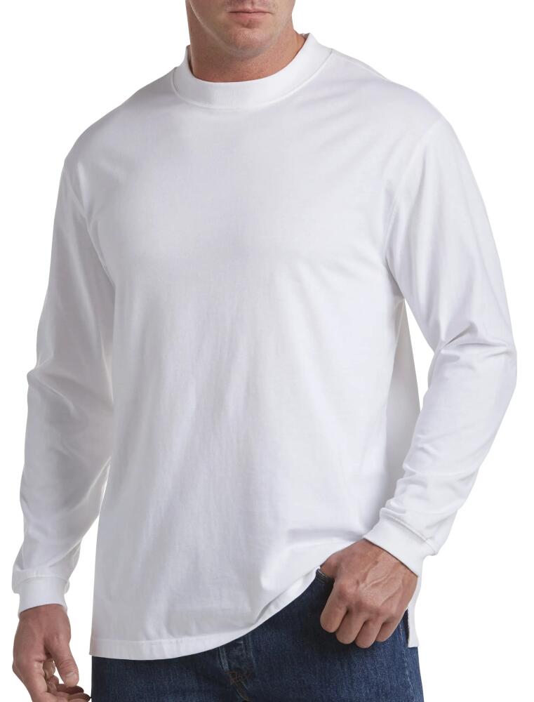 Harbor Bay by DXL Moisture-Wicking Long-Sleeve Shirt in White Cover