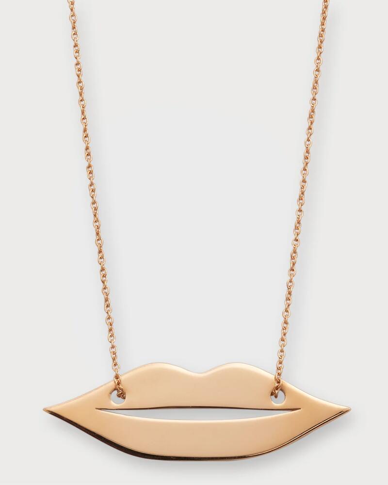 GINETTE NY French Kiss Rose Gold Necklace Cover