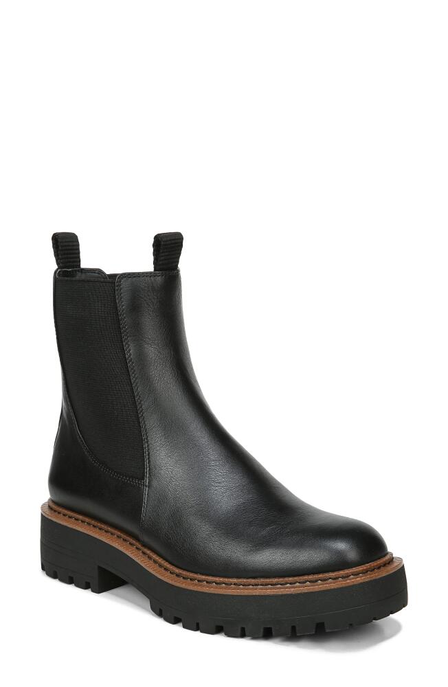 Sam Edelman Laguna Waterproof Lug Sole Chelsea Boot - Wide Width Available in Black Leather Cover