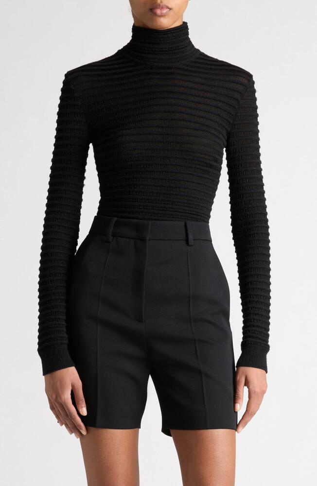 Valentino Garavani Rib Turtleneck Sweater in Nero Cover