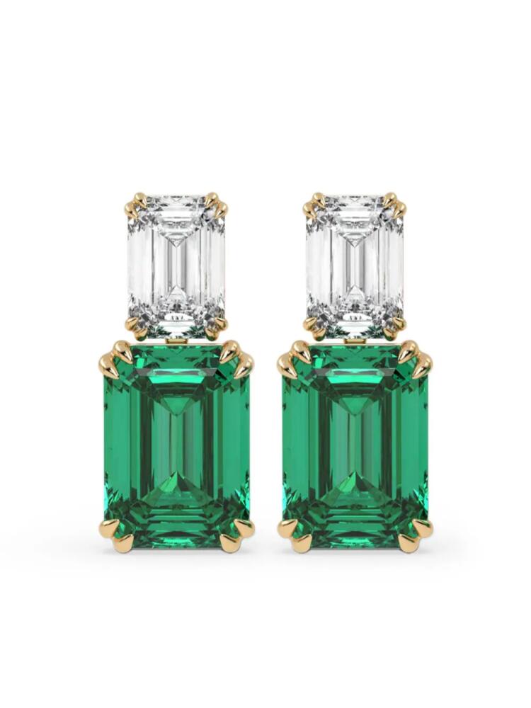 VEYNOU 14kt yellow gold Beyond Eden emerald earrings Cover