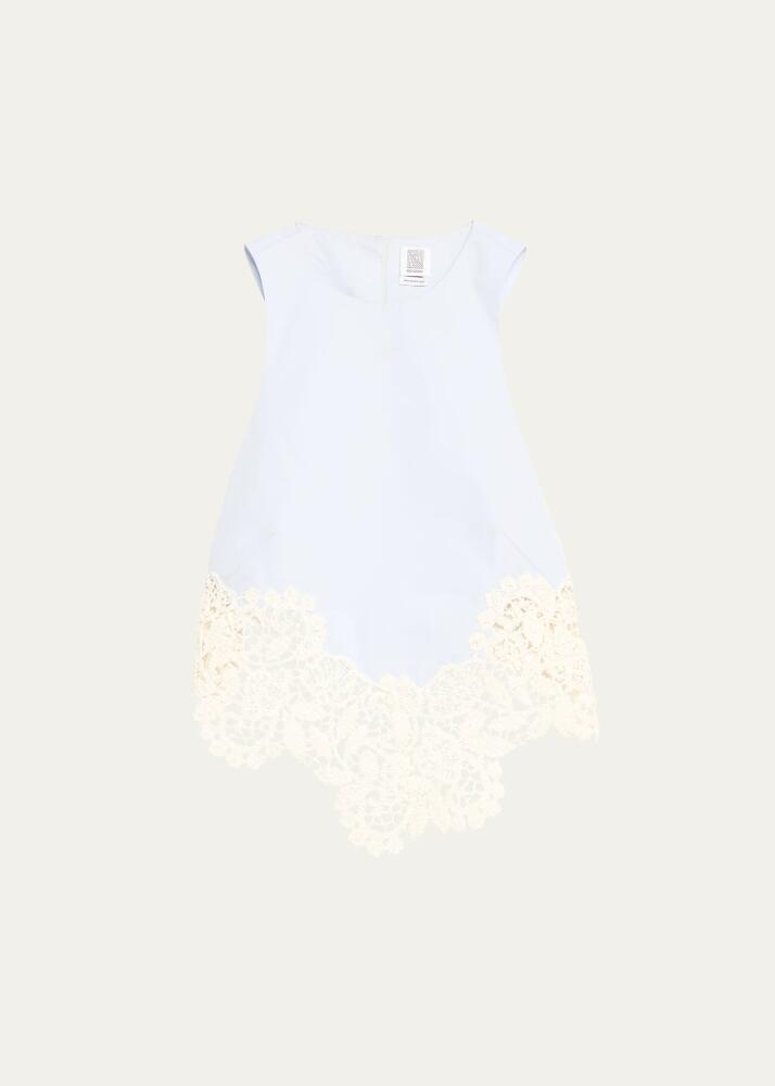 Rosie Assoulin Scallop Lace High-Low Tank Top Cover