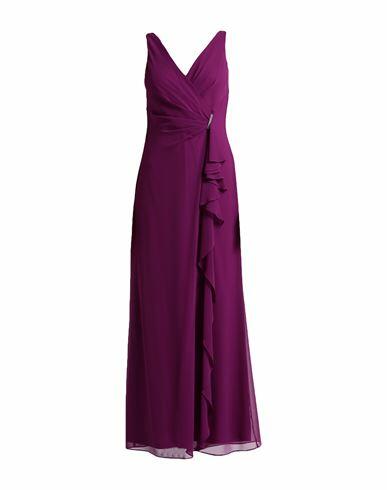 Lauren Ralph Lauren Woman Maxi dress Deep purple Polyester Cover