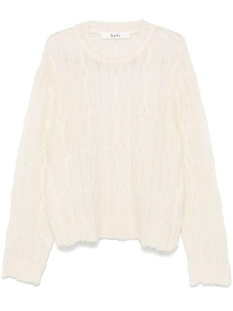 Séfr Gilberto sweater - White Cover