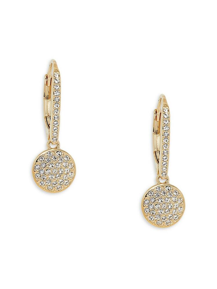 Adriana Orsini Women's 18K Goldplated & Pavé Cubic Zirconia Dangle Earrings Cover