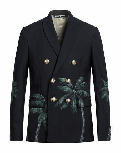 Palm Angels Man Blazer Navy blue Polyester, Wool, Polyamide, Cupro, Viscose Cover