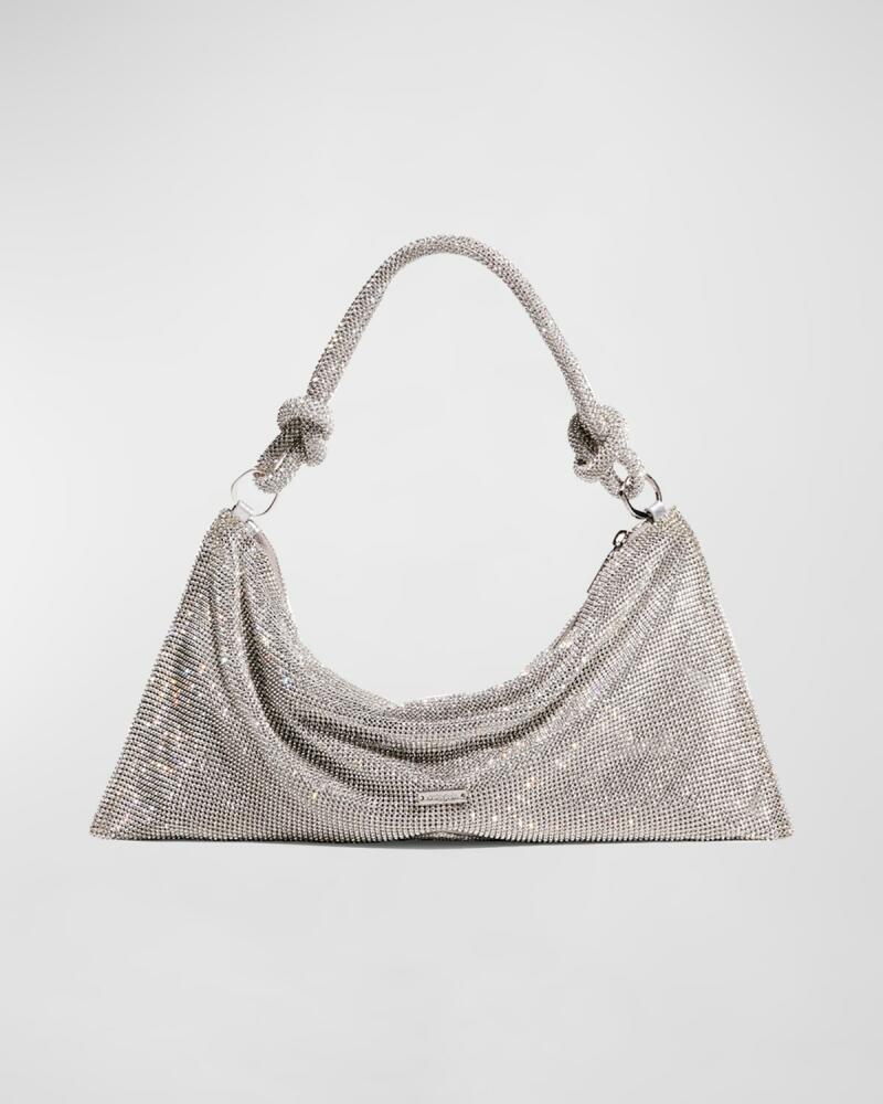 Cult Gaia Hera Knotted Rhinestone Mini Shoulder Bag Cover