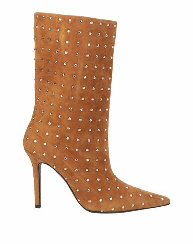 Eddy Daniele Woman Ankle boots Camel Leather Cover