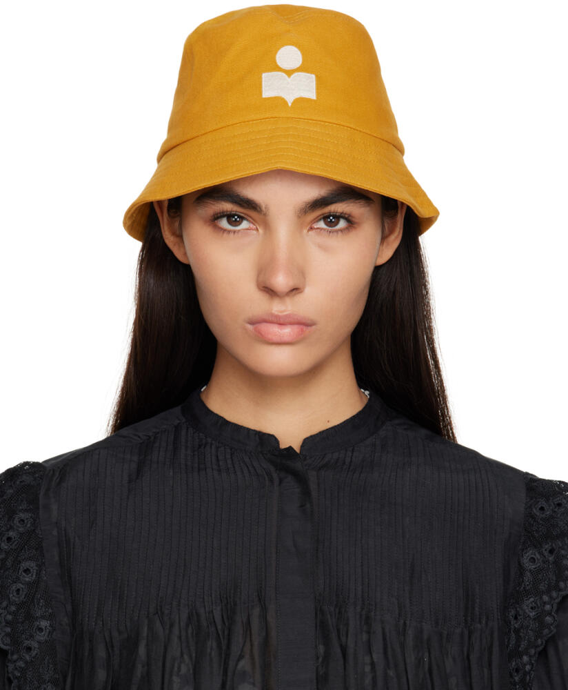 Isabel Marant Yellow Haley Bucket Hat Cover