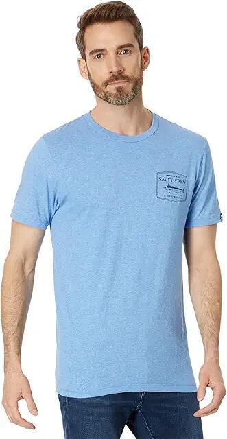 Salty Crew Stealth Short Sleeve Tee (Light Blue Heather) Men's Clothing Cover