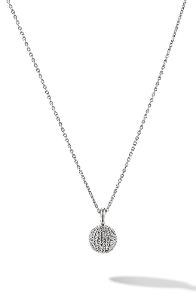 Cast The Stitched Stunner Pendant Necklace in Silver Cover