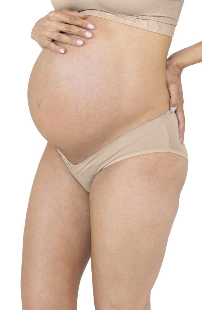 Kindred Bravely Assorted 5-Pack Under the Bump Full Coverage Maternity Briefs in Beige/Black Cover