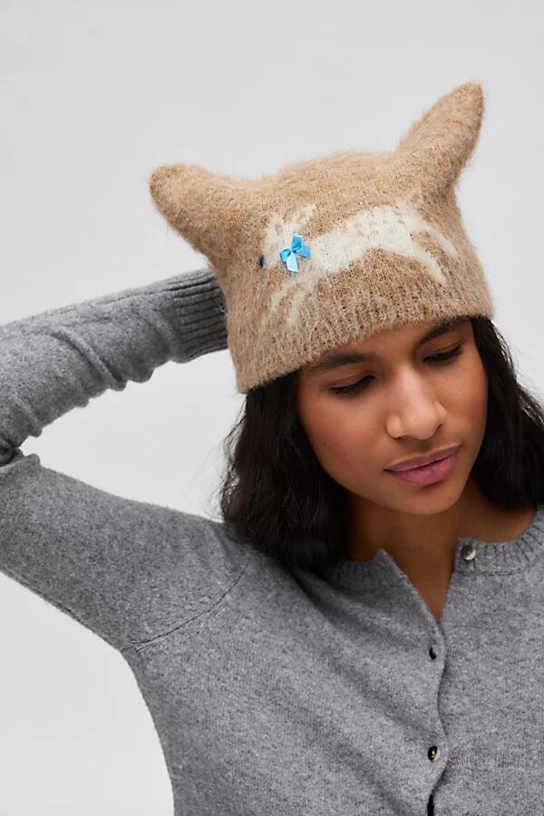 Mylo Fawn Beanie in Neutral Cover