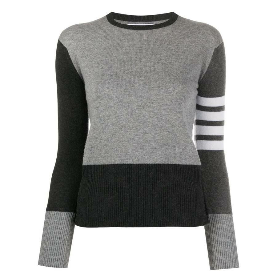 Thom Browne 4-Bar Funmix Cashmere Jumper Cover