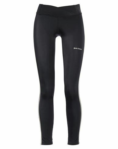 Palm Angels Woman Leggings Black Polyamide, Elastane Cover