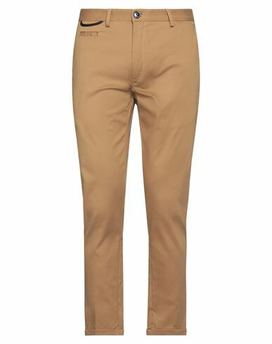 Pmds Premium Mood Denim Superior Man Pants Camel Cotton, Polyamide, Elastane Cover