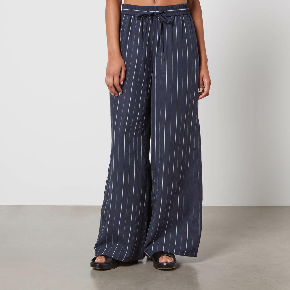 Aligne Koi Pinstriped Poplin Wide-Leg Trousers - EU 34/UK 6 Cover