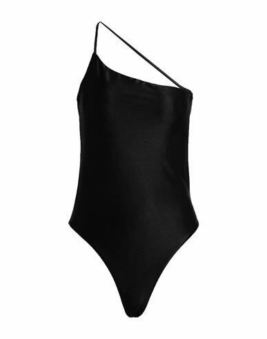 Gauge81 Woman Bodysuit Black Viscose, Elastane Cover