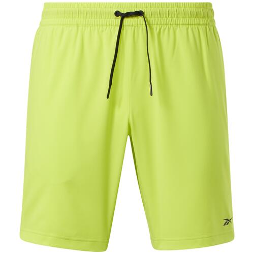 Reebok Workout Woven Shorts - Mens Acid Yellow Cover