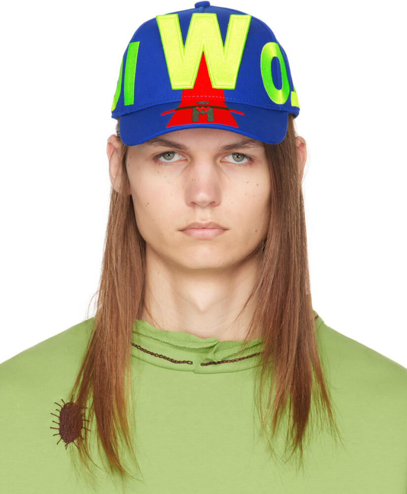 Walter Van Beirendonck Blue 9006 Atomic Cap Cover