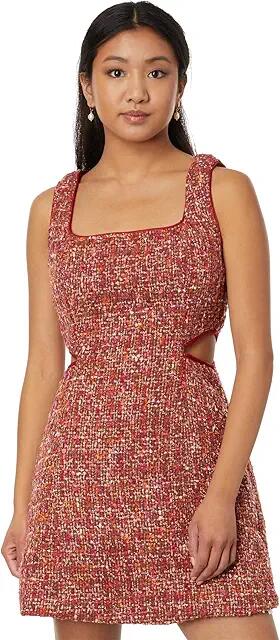 en saison Beckett Tweed Mini Dress (Brown Pink) Women's Clothing Cover