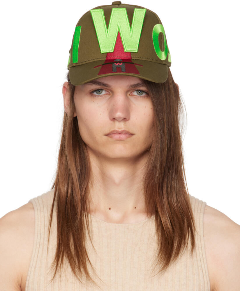 Walter Van Beirendonck Khaki 9006 Atomic Cap Cover