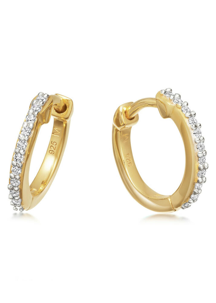 Missoma Pavé Huggie 18kt Gold Vermeil Hoop Earrings Cover