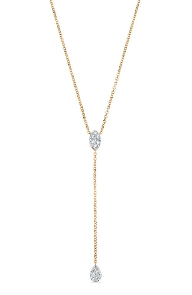 Sara Weinstock Reverie Diamond Y-Necklace in Yellow Gold Cover