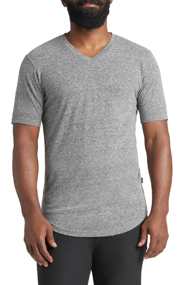 Goodlife Triblend Scallop Hem T-Shirt in Heather Grey Cover