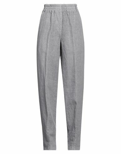 Aspesi Woman Pants Grey Linen Cover