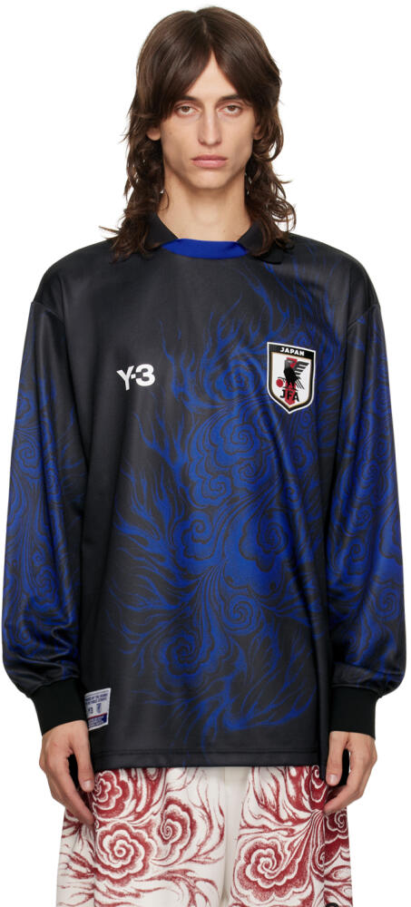 Y-3 Black JFA Edition Long Sleeve T-Shirt Cover