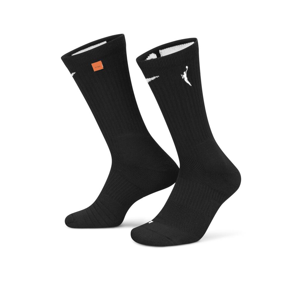 WNBA Elite Nike Unisex Basketball Crew Socks in Black Cover