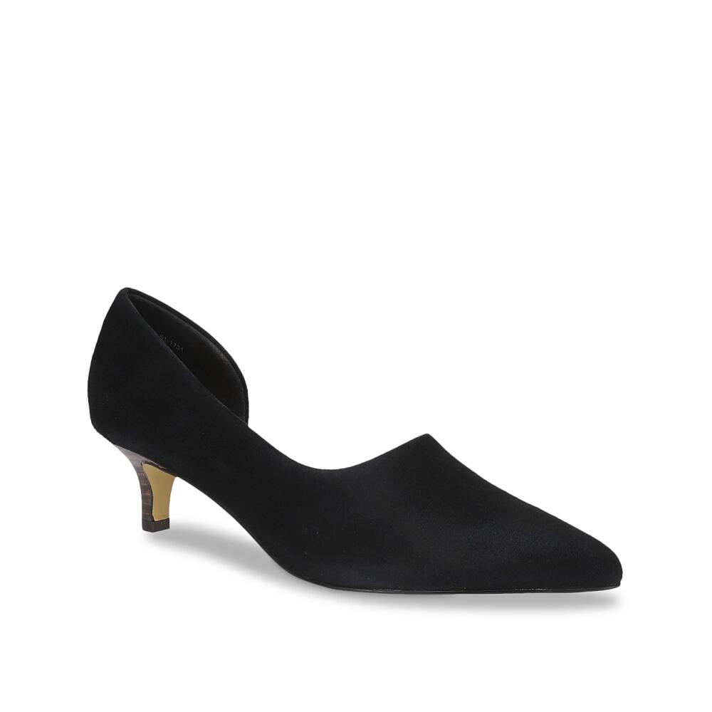 Bella Vita Wide Width Quilla Pump | Women's | Black Suede Cover