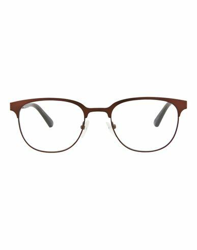 Mcq Alexander Mcqueen Round-frame Metal Optical Frames Woman Eyeglass frame Brown Metal Cover