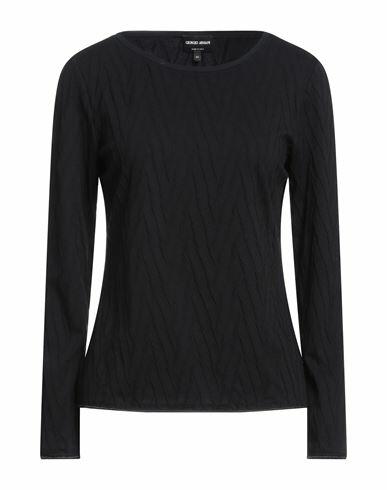 Giorgio Armani Woman Sweater Midnight blue Viscose, Polyamide, Cashmere, Elastane Cover