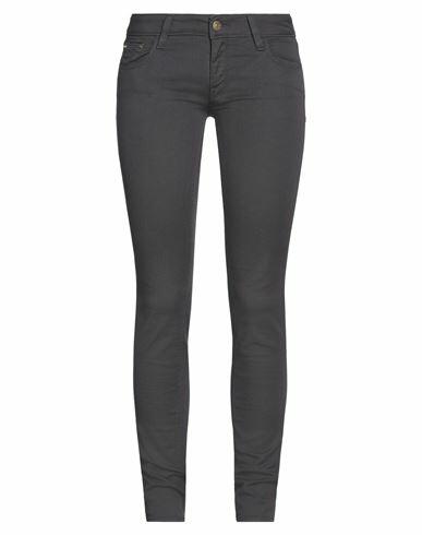 Cycle Woman Pants Grey Cotton, Elastane Cover