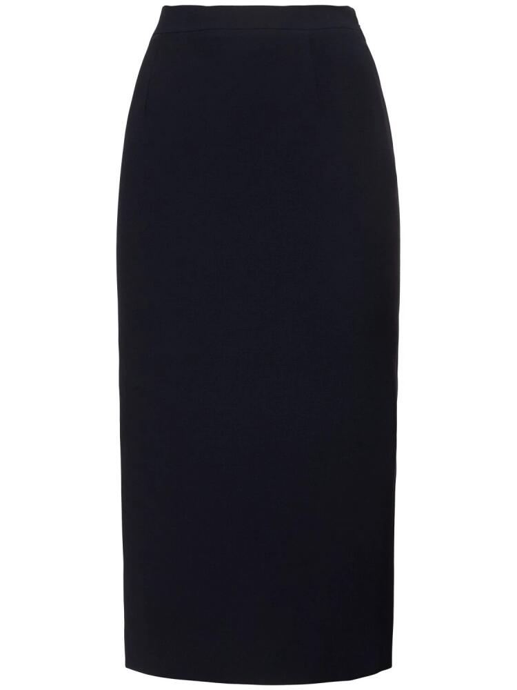 ALESSANDRA RICH Wool Midi Skirt Cover