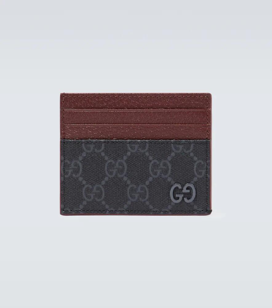 Gucci GG canvas and leather card holder Cover